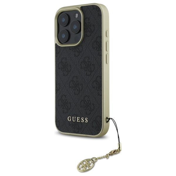 Other Phone Accessory Guess Guess 4G Charms Collection case for iPhone 16 Pro - black