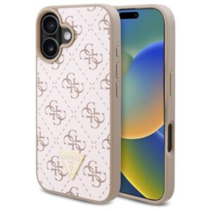 Kitas telefono priedas Guess  Guess New 4G Triangle Case for iPhone 16 Plus - White 