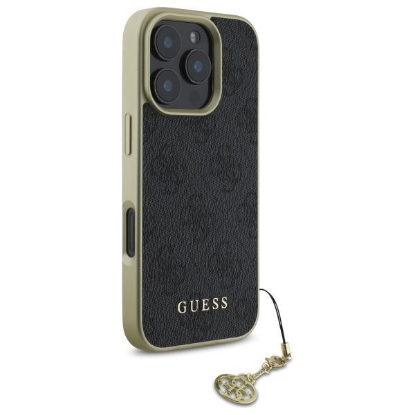 Other Phone Accessory Guess Guess 4G Charms Collection case for iPhone 16 Pro Max - black