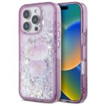 Cits mobilo telefonu aksesuārs Hello Kitty  Hello Kitty Liquid Glitter 50TH Anniversary Party iPhone 16 Pro Max Case - Purple 