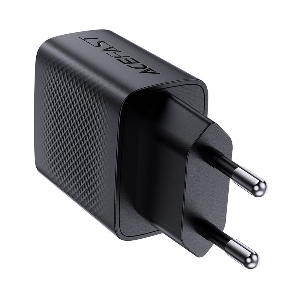 Adaptrid Acefast Acefast A82 Charger Network GaN USB-C PD 20W - Black Black