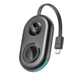 Ārējais akumulators Joyroom  Joyroom JR-W09 3W Wireless Charging Power Bank with USB-C Cable for Apple Watch - Black 