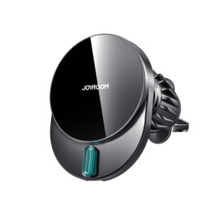 Adapteris Joyroom  Joyroom JR-ZS409 magnetic holder with 15W inductive charger for car air vent - black 