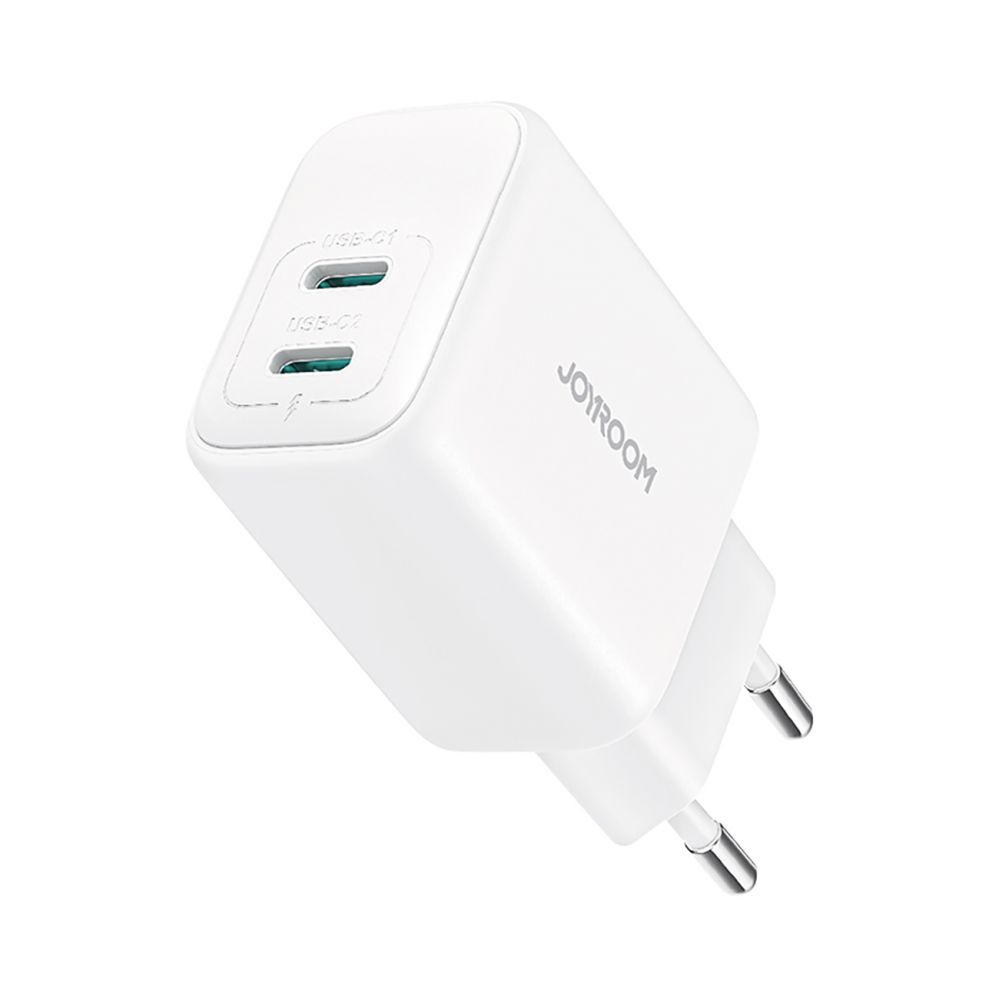 Adaptrid Joyroom Joyroom JR-TCF12 mains charger 2x USB-C 20W PD / QC 3.0 - white