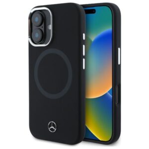 Other Phone Accessory Mercedes-Benz  Mercedes MEHMP16S23SUTTK iPhone 16 6.1" black/black hardcase Silicone Tonal Logo MagSafe 