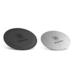 Auto turētājs Baseus  Baseus Magnet Iron Suit self-adhesive plates for magnetic holders - silver and black (2 pcs.)