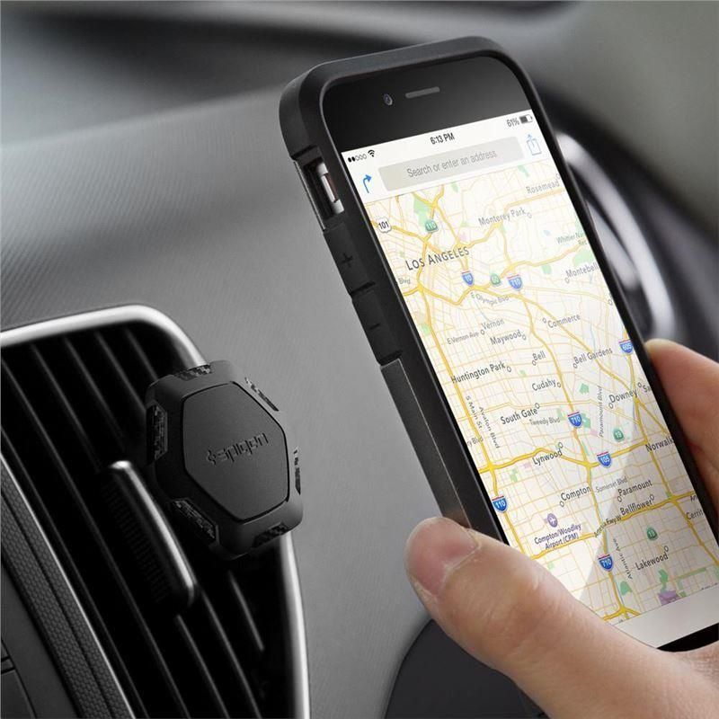 Tagakaaned Spigen Spigen QS11 Magnetic Car Air Vent Phone Holder - Black