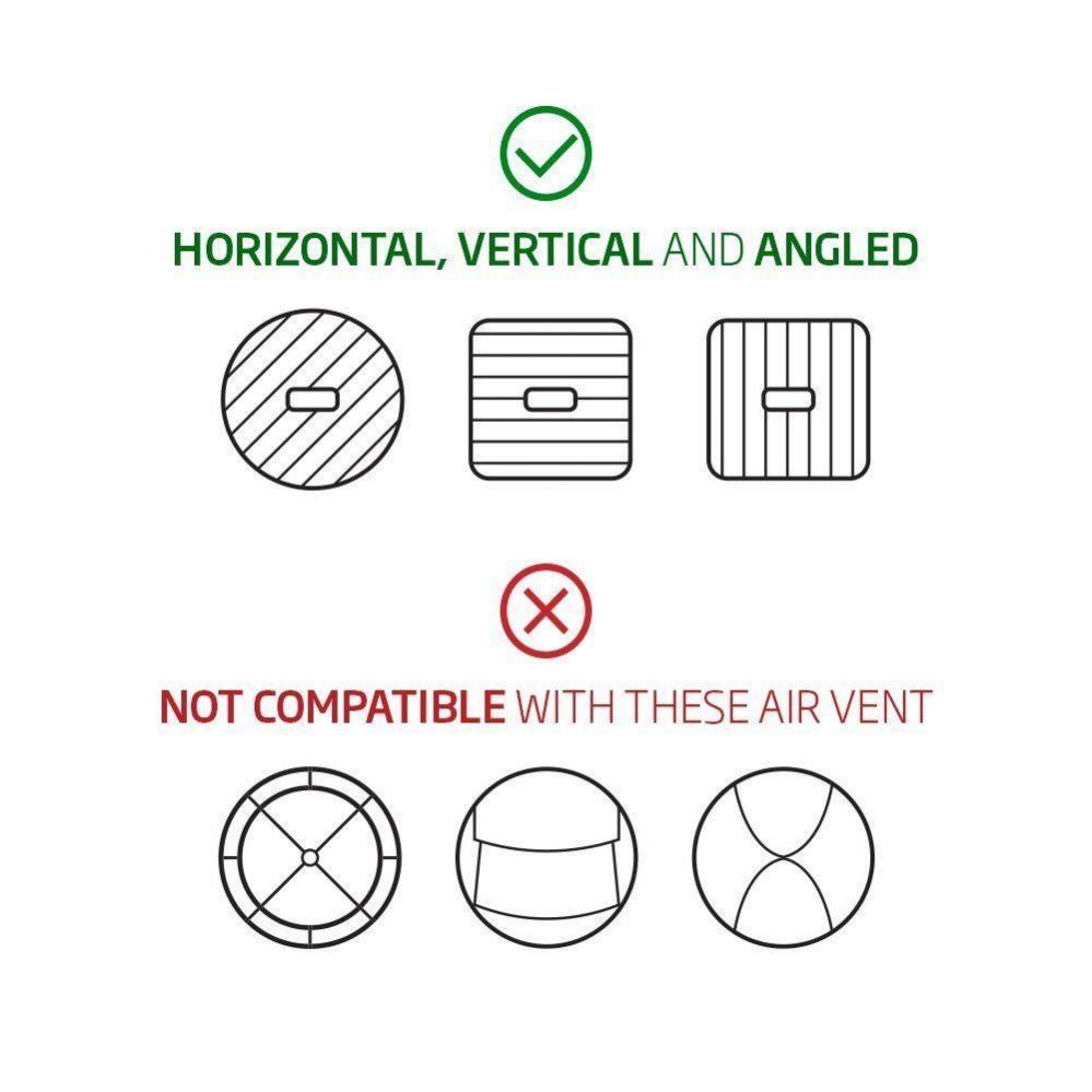 Auto holder Spigen Spigen H12 phone holder for car air vent magnetic - black