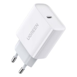 Adapteris Ugreen  USB charger Power Delivery 3.0 Quick Charge 4.0+ 20W 3A (60450) White