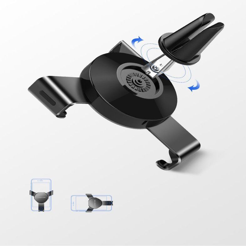 Auto holder Ugreen car gravity holder for air supply ventilation grille (50564) Gray