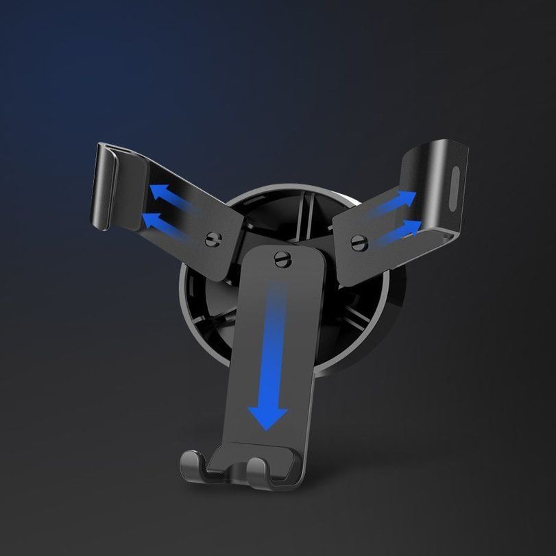 Auto holder Ugreen car gravity holder for air supply ventilation grille (50564) Gray