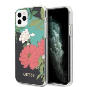 Nugarėlės dėklai Guess  Guess GUHCN58IMLFL01 iPhone 11 Pro black/black N°1 Flower Collection