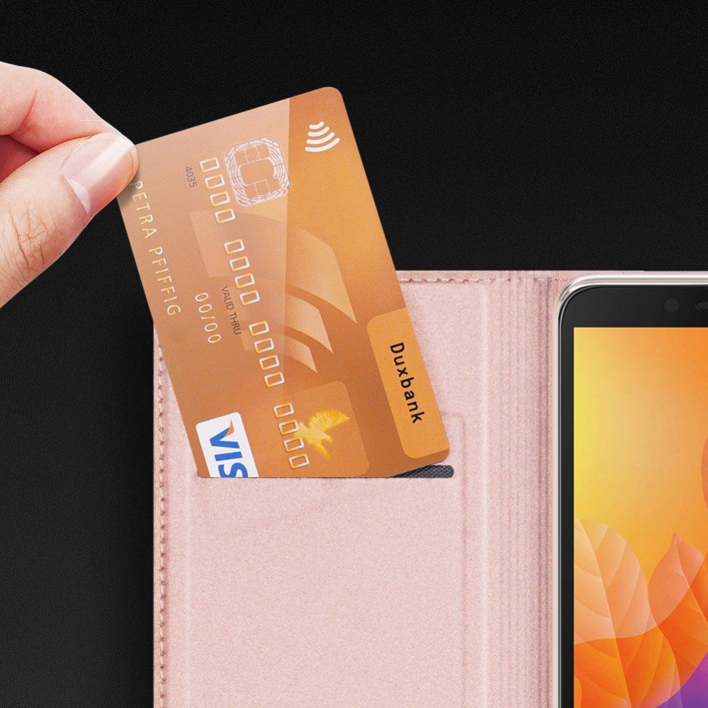 Back panel cover Dux Ducis DUX DUCIS Skin Pro Bookcase type case for Huawei Y5p pink