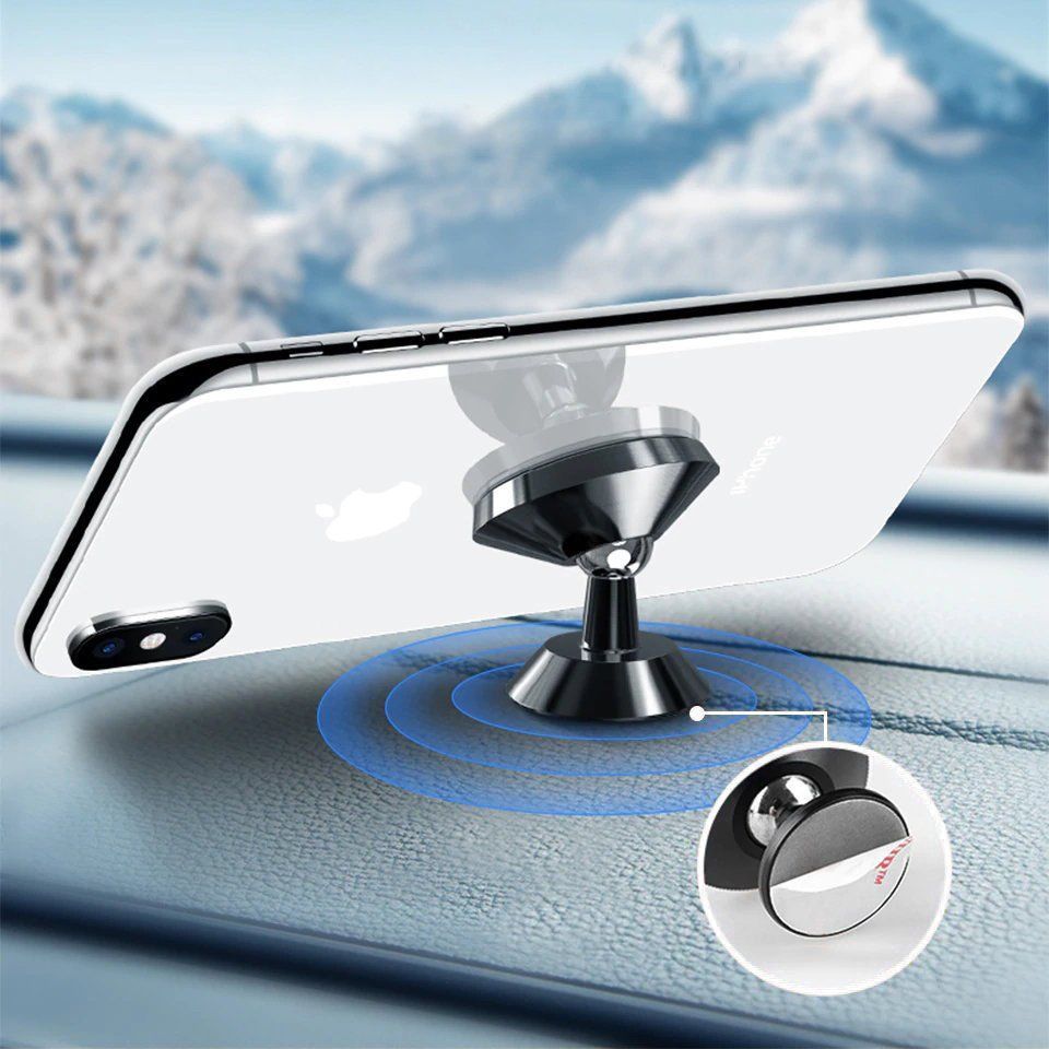Auto holder Wozinsky Wozinsky Magnetic Car Mount for Dashboard 360 Self-Adhesive Black (WMH-05)