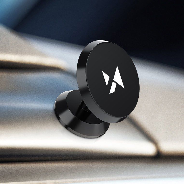 Auto holder Wozinsky Wozinsky Magnetic Car Mount for Dashboard 360 Self-Adhesive Black (WMH-05)