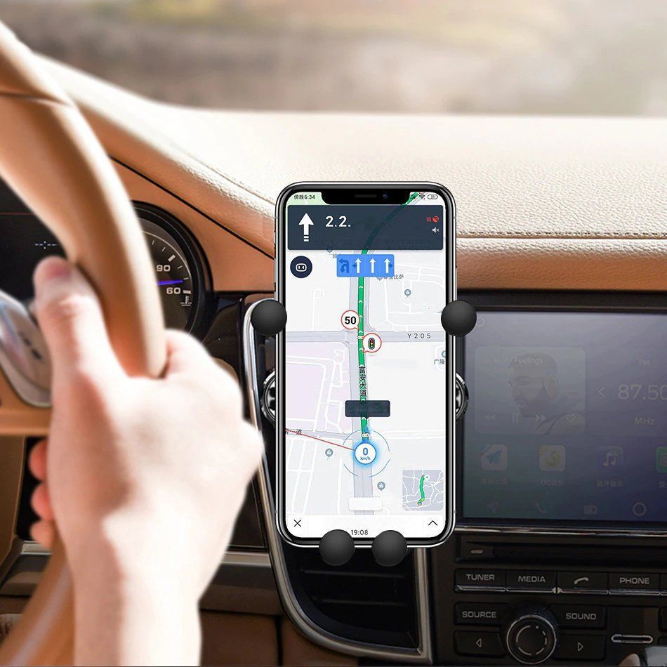 Auto holder Wozinsky Wozinsky gravity car phone holder for air vent black (WCH-05)