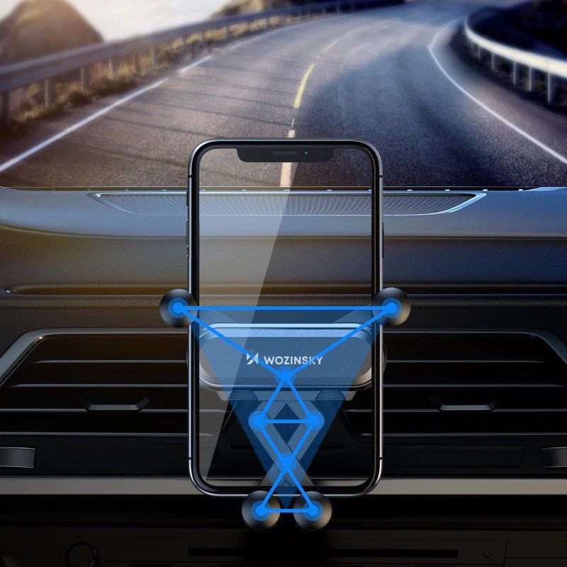 Auto holder Wozinsky Wozinsky gravity car phone holder for air vent black (WCH-05)