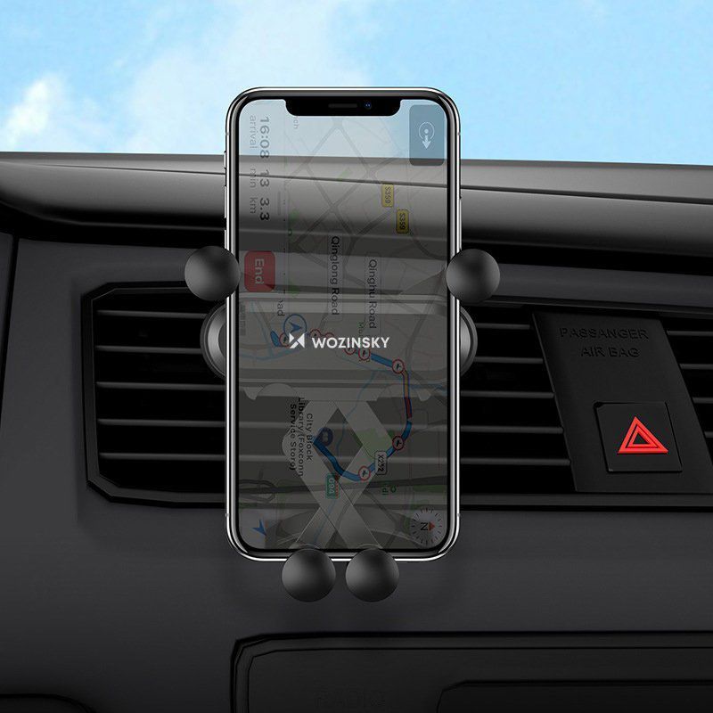 Auto holder Wozinsky Wozinsky gravity car phone holder for air vent black (WCH-05)