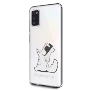 Aizmugurējais vāciņš Karl Lagerfeld  Karl Lagerfeld Choupette Fun Case for Samsung A41 - Transparent 