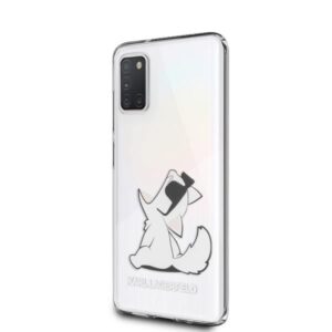 Aizmugurējais vāciņš Karl Lagerfeld  Karl Lagerfeld Choupette Fun Case for Samsung Galaxy A31 - Transparent 