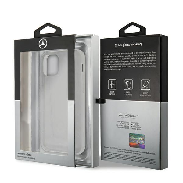 Tagakaaned Mercedes-Benz Mercedes Line Case for iPhone 12 / iPhone 12 Pro - Transparent