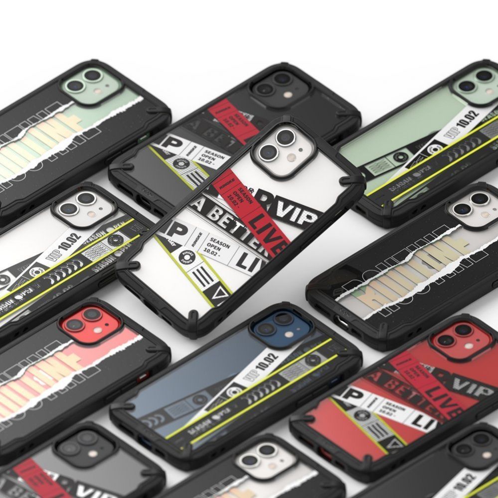 Tagakaaned Ringke Black || Pink