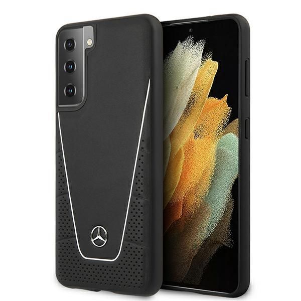 Back panel cover Mercedes-Benz Mercedes Dynamic Line case for Samsung Galaxy S21 - black
