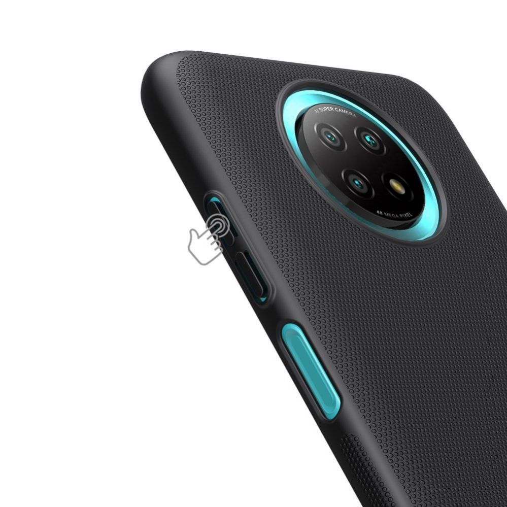 Tagakaaned Nillkin Nillkin Super Frosted Shield reinforced case cover for Xiaomi Redmi Note 9T 5G black