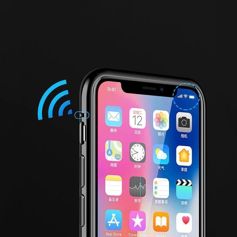 Tagakaaned Wozinsky Wozinsky Full Magnetic Case Full Body Front and Back Cover with built-in glass for Vivo X60 black-transparent