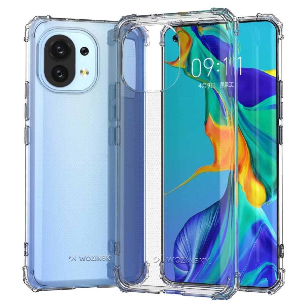 Tagakaaned Wozinsky Wozinsky Anti Shock durable case with Military Grade Protection for Xiaomi Mi 11 transparent