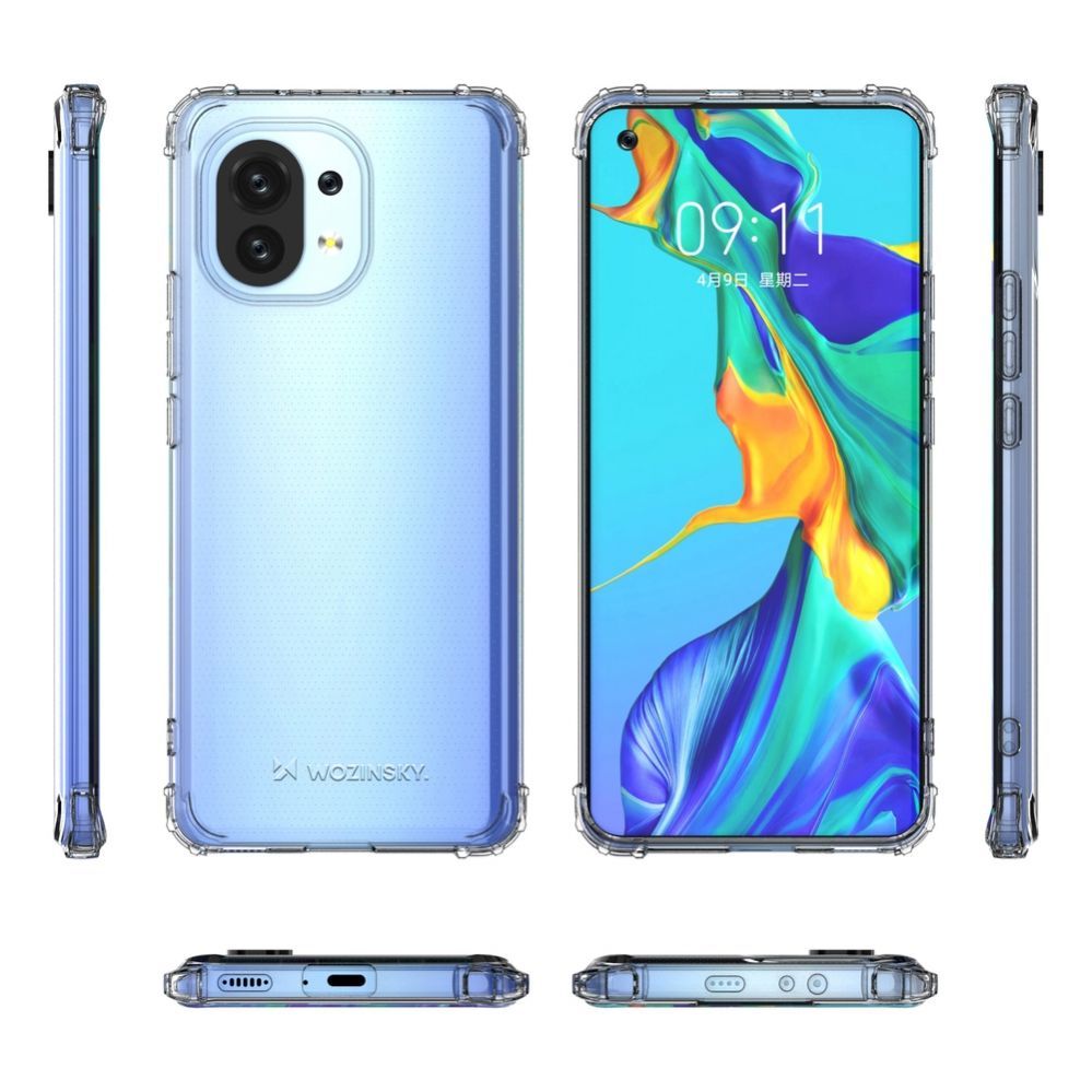 Tagakaaned Wozinsky Wozinsky Anti Shock durable case with Military Grade Protection for Xiaomi Mi 11 transparent