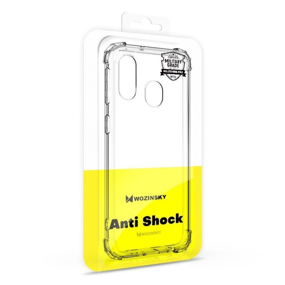 Back panel cover Wozinsky Wozinsky Anti Shock durable case with Military Grade Protection for Samsung Galaxy A72 4G transparent