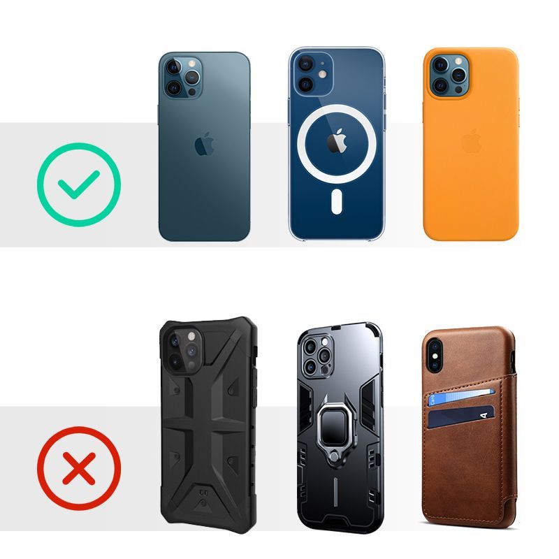 Adaptrid Joyroom Joyroom Car Magnetic Holder Qi Wireless Inductive Charger 15W (MagSafe Compatible for iPhone) Black (JR-ZS240)