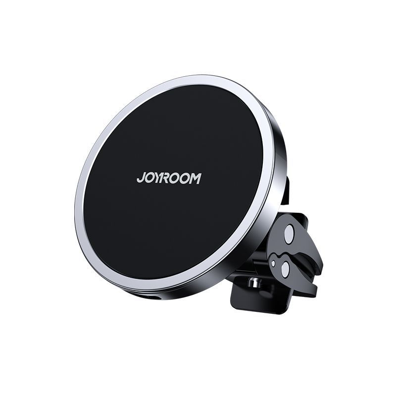 Adaptrid Joyroom Joyroom Car Magnetic Holder Qi Wireless Inductive Charger 15W (MagSafe Compatible for iPhone) Black (JR-ZS240)