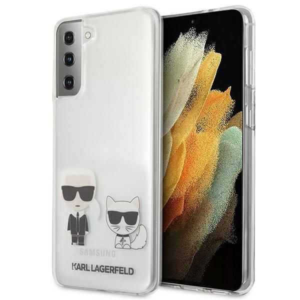 Tagakaaned Karl Lagerfeld Karl Lagerfeld Karl&Choupette Case for Samsung Galaxy S21+ - Transparent
