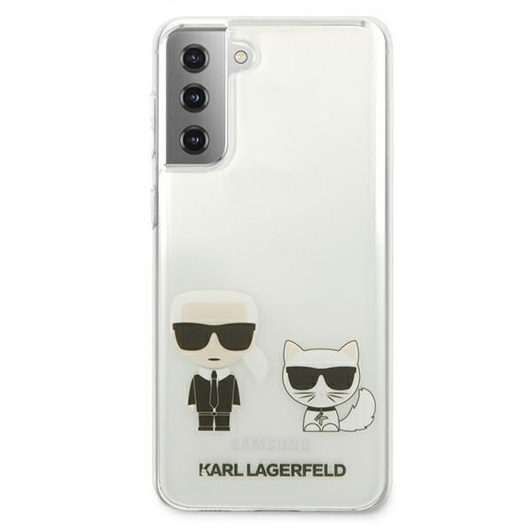Tagakaaned Karl Lagerfeld Karl Lagerfeld Karl&Choupette Case for Samsung Galaxy S21+ - Transparent