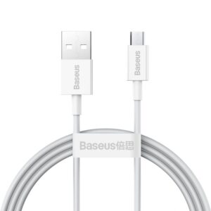 Kabelis Baseus  Baseus Superior USB-A / micro USB 2A cable 1m - white