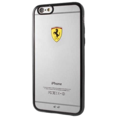 Back panel cover Ferrari Ferrari Hardcase FEHCS7BK G930 S7 racing shield transparent black