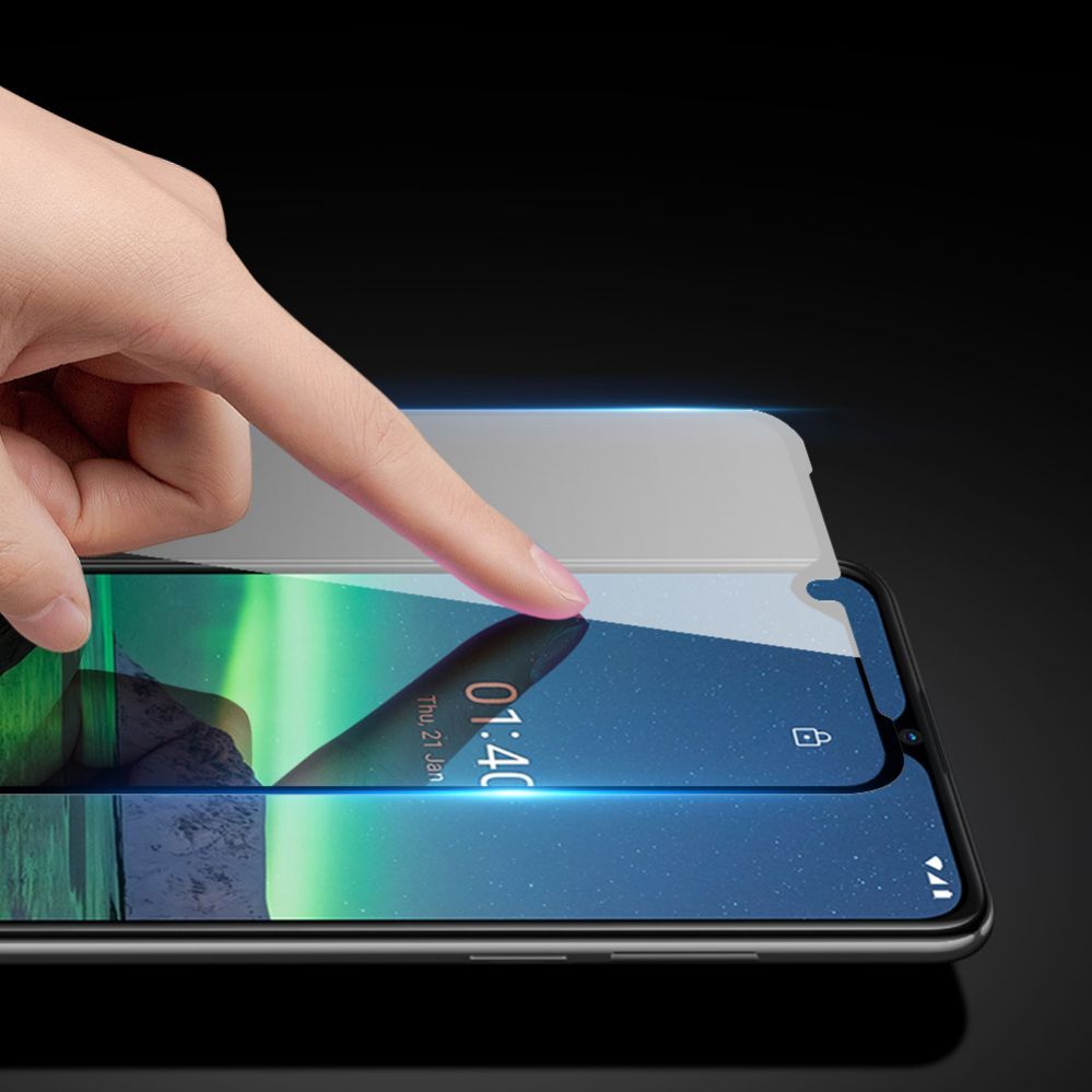Protective glass Dux Ducis Dux Ducis 10D Tempered Glass Tough Screen Protector Full Coveraged with Frame for Nokia 1.4 transparent (case friendly)