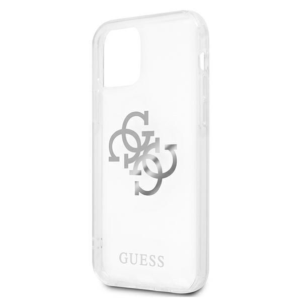 Tagakaaned Guess Guess GUHCP12LKS4GSI iPhone 12 Pro Max 6.7" Transparent hardcase 4G Silver Charms Collection