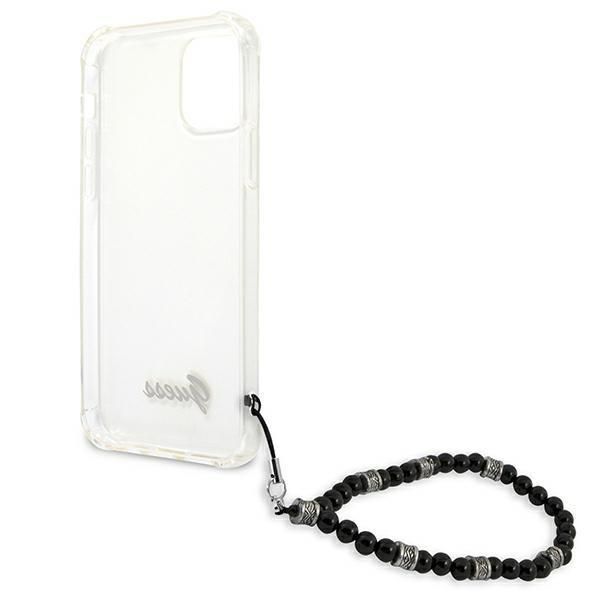 Tagakaaned Guess Guess GUHCP12MKPSBK iPhone 12/12 Pro 6.1" Transparent hardcase Black Pearl