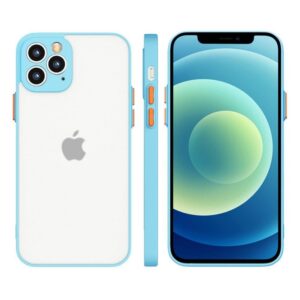 Nugarėlės dėklai Hurtel  Milky Case silicone flexible translucent case for Xiaomi Redmi Note 10 5G / Poco M3 Pro blue 