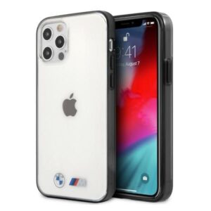 Nugarėlės dėklai BMW  BMW Sandblast Case for iPhone 12 Pro Max - Transparent 