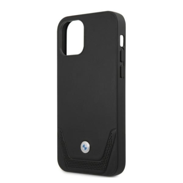 Tagakaaned BMW BMW Leather Perforate Case for iPhone 12 Pro Max - Black
