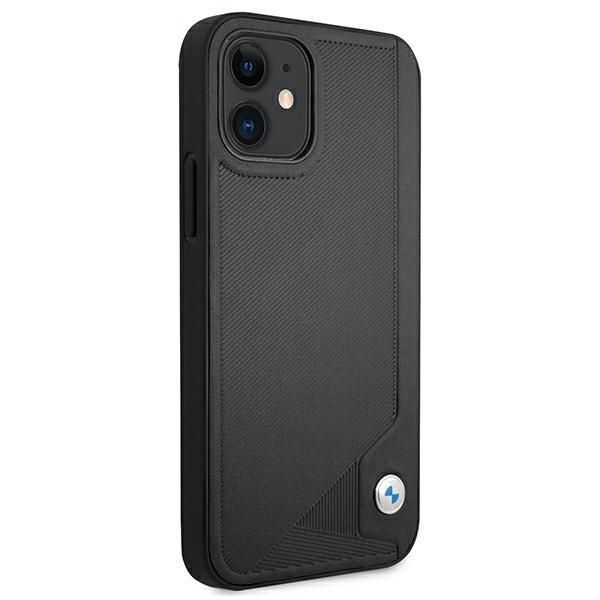 Tagakaaned BMW BMW Leather Deboss case for iPhone 12 mini - black