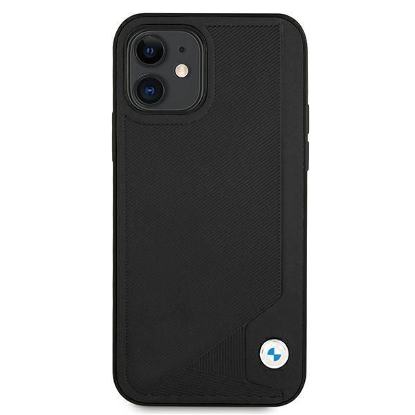 Tagakaaned BMW BMW Leather Deboss case for iPhone 12 mini - black