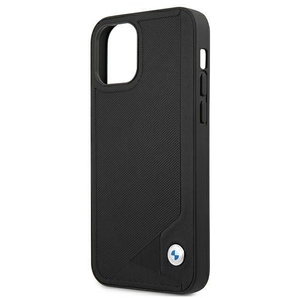 Tagakaaned BMW BMW Leather Deboss case for iPhone 12 mini - black