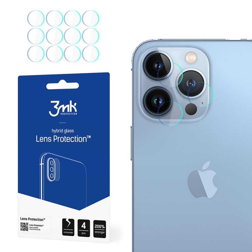 Aizsargstikls 3MK Camera glass for iPhone 13 Pro Max 7H for 3mk Lens Protection series lens