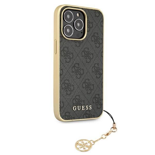 Tagakaaned Guess Guess GUHCP13XGF4GGR iPhone 13 Pro Max 6.7" grey/grey hardcase 4G Charms Collection