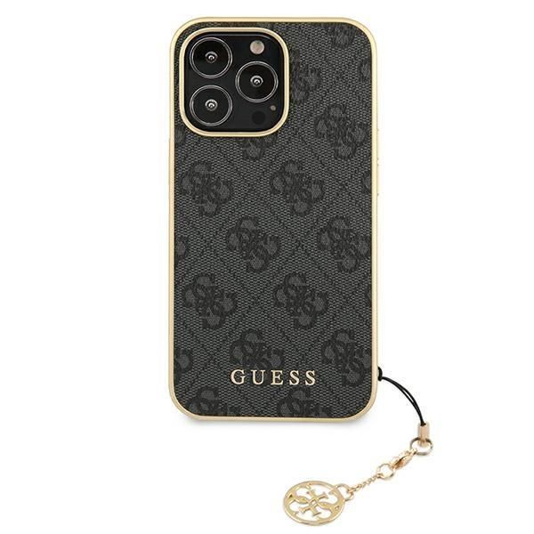Tagakaaned Guess Guess GUHCP13XGF4GGR iPhone 13 Pro Max 6.7" grey/grey hardcase 4G Charms Collection